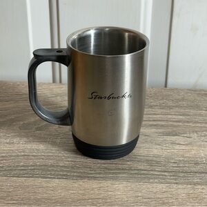 Starbucks Stainless Steel Travel Mug with Lid 12 oz Made‎ in Korea No Lid